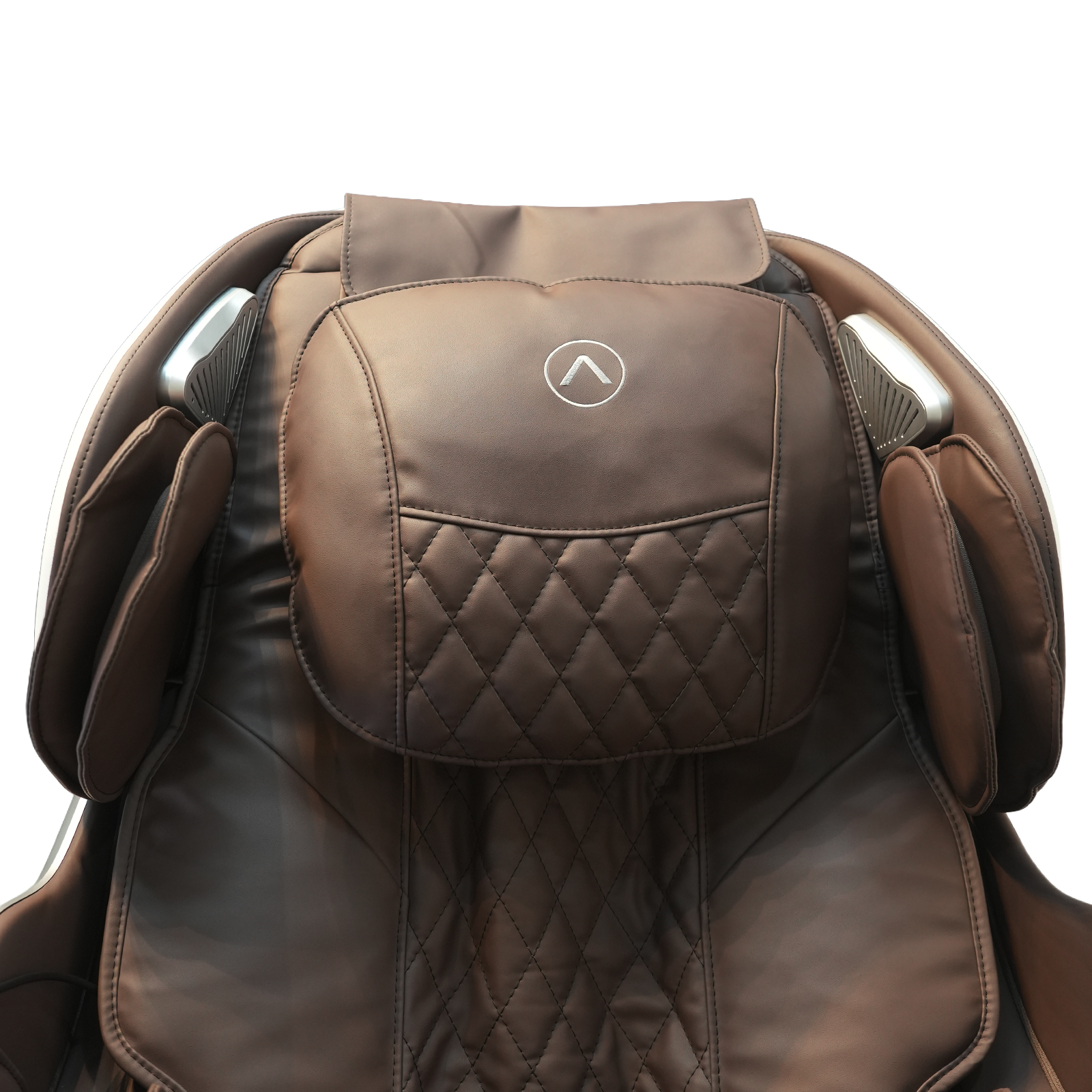 Back cushion with diamond stitching massage chair