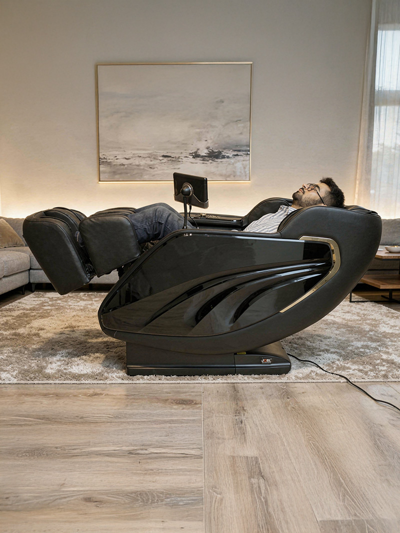 JCBL Massage chair fully reclined position
