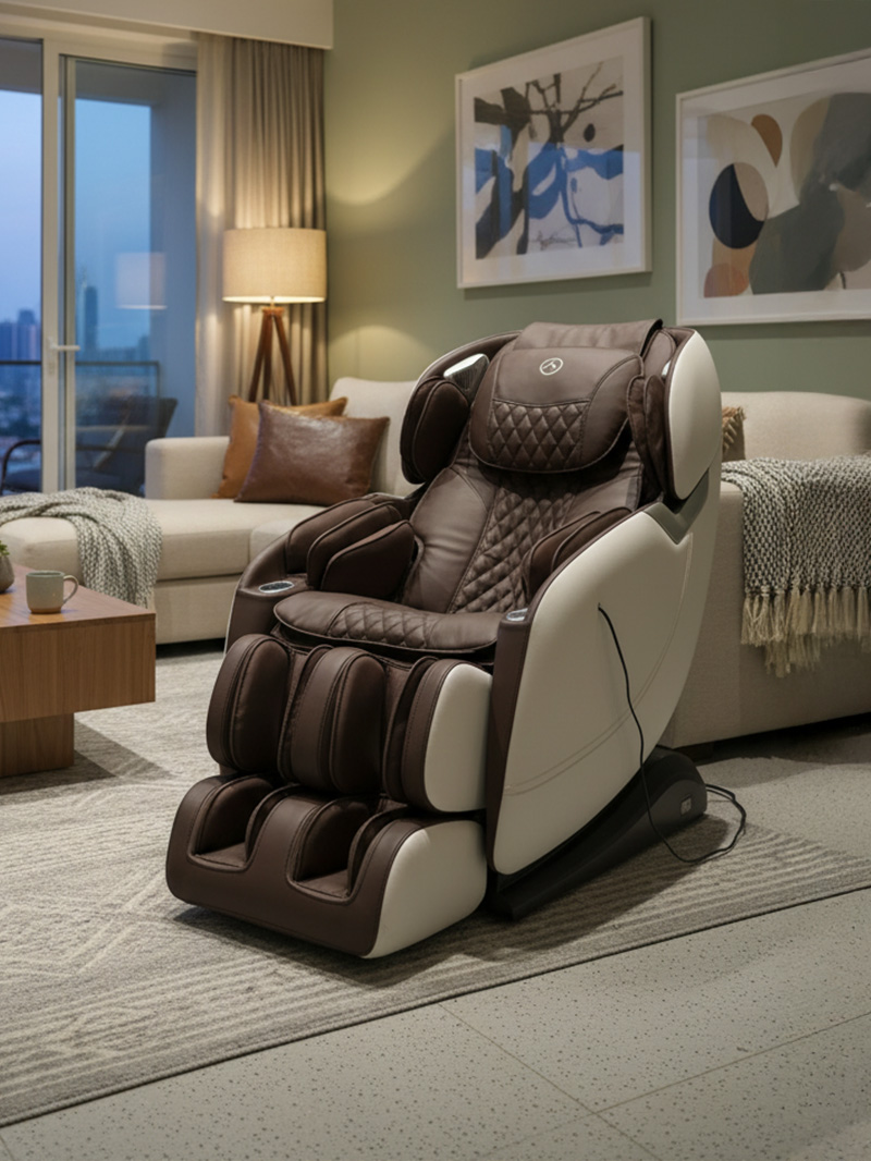 JCBL Mobility Full body massage chair in home interior
