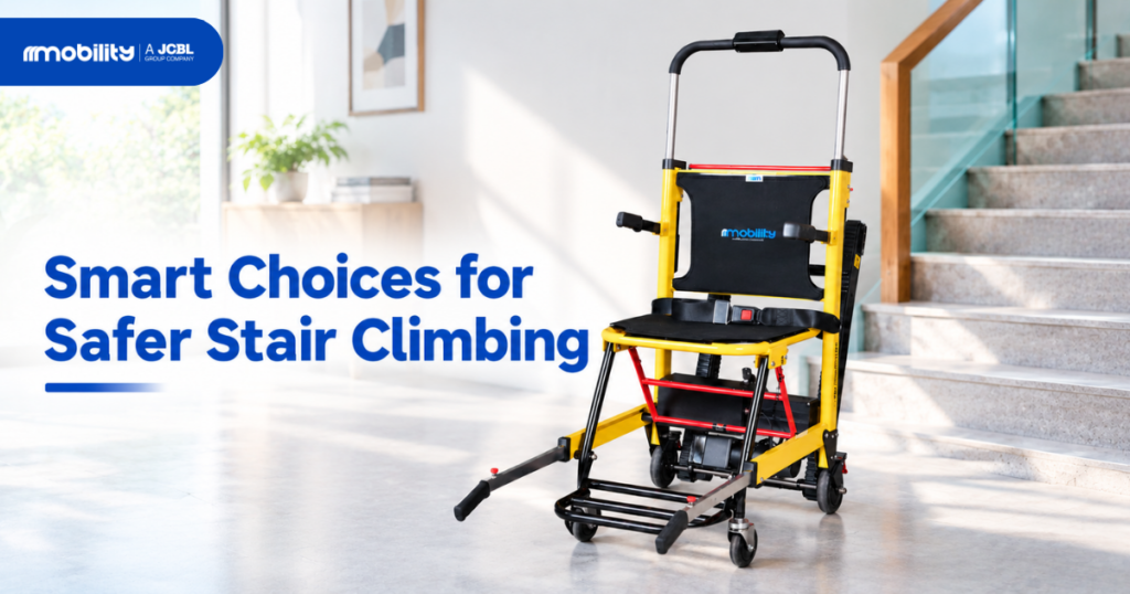 Stair Climbing Chair : Safety Features, Battery Range And Staircase Types You Should Check First